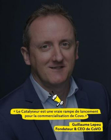 Portrait de Guillaume Lepeu, CEO et co-fondateur de COVO